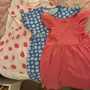 Lot of three 4T summer girls dresses